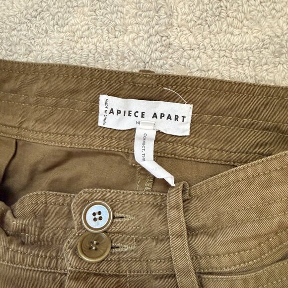 Apiece Apart Merida Pants Size 4 Olive Green - Picture 2 of 3